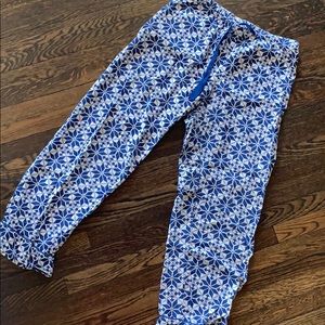 Lands End Pajama Pants Snowflake